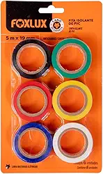 Foxlux Fita Isol. 5 Mts - Cores - Blister C/6