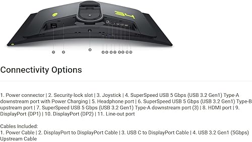 Miniatura 7 de Dell Alienware 34 QD-OLED QD-OLED Monitor para juegos - 34.18" WQHD (3440x1440) 219-165Hz - 0.1ms GTG - 1800R - DCI-P3 99.3% - sRGB 149% - AMD