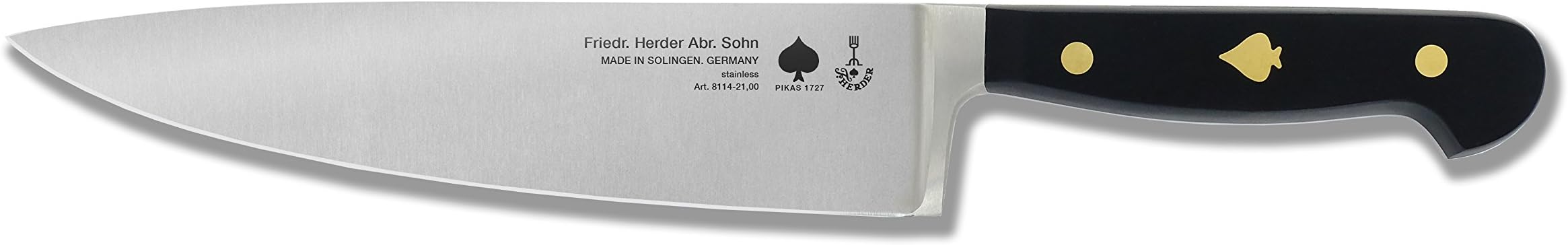 Friedr Herder Forged Stainless Steel 8" Chef Knife 8114-21,00