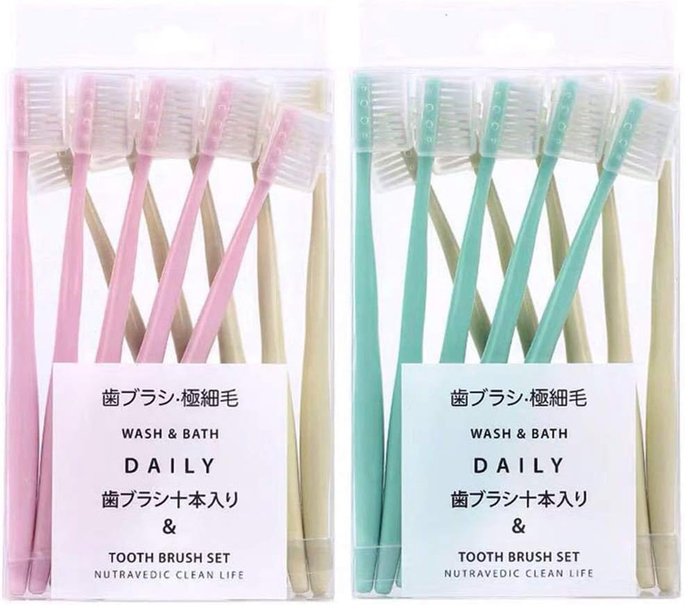 GCA- Adult Toothbrushes Small-Headed Brushes with Covers for Bath, Hotel, and Outdoor Use, Travel Friendly Set of 20 (Multi color) (B0CKB7YPQ7) Amazon Price History, Amazon Price Tracker