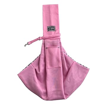 Ali Shipping Dog Carrier Cats Pouch Carrying Pet Sling Bag for Outdoor Hiking Pink