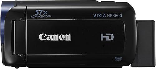Miniatura 5 de Canon VIXIA HF R600 - Videocámara Full HD con pantalla táctil de 3 pulgadas y zoom avanzado de 57x, color negro (renovado)