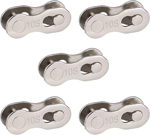 Fahrrad Kettenschloss 5 Paare - Schnellverschluss Für 8/9/10 Gang, Stahl, Wiederverwendbar