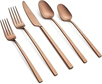 Vista 5 de Cambridge Silversmiths Damaris Champagne Satin - Juego de cubiertos de 20 piezas, servicio para 4