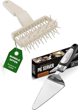 Orblue Deluxe Pie Server and Dough Docker Combo