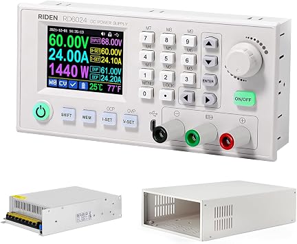 RD RD6024W 60V 24A 1140W@ 110VAC Step Down Regulated Lab Power Supply Whole Set not Assembled