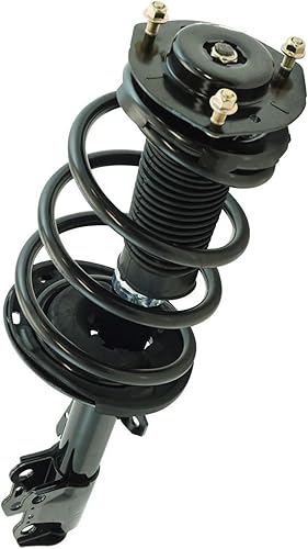 Miniatura 1028 de TRQ Kit de suspensión delantera, conjunto de amortiguadores y resortes, barra estabilizadora, enlace estabilizador compatible con Chevrolet