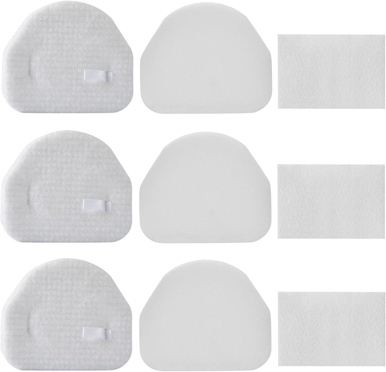 3 Pack Foam & Felt Filters Kit Replacement for Shark Navigator NV100, NV100C,NV100 26, NV105, NV105 26, NV106, UV300,NV450,NV480,NV481,NV482 Upright Vacuum Cleaner, Replace Part # XFF450 & XFL100