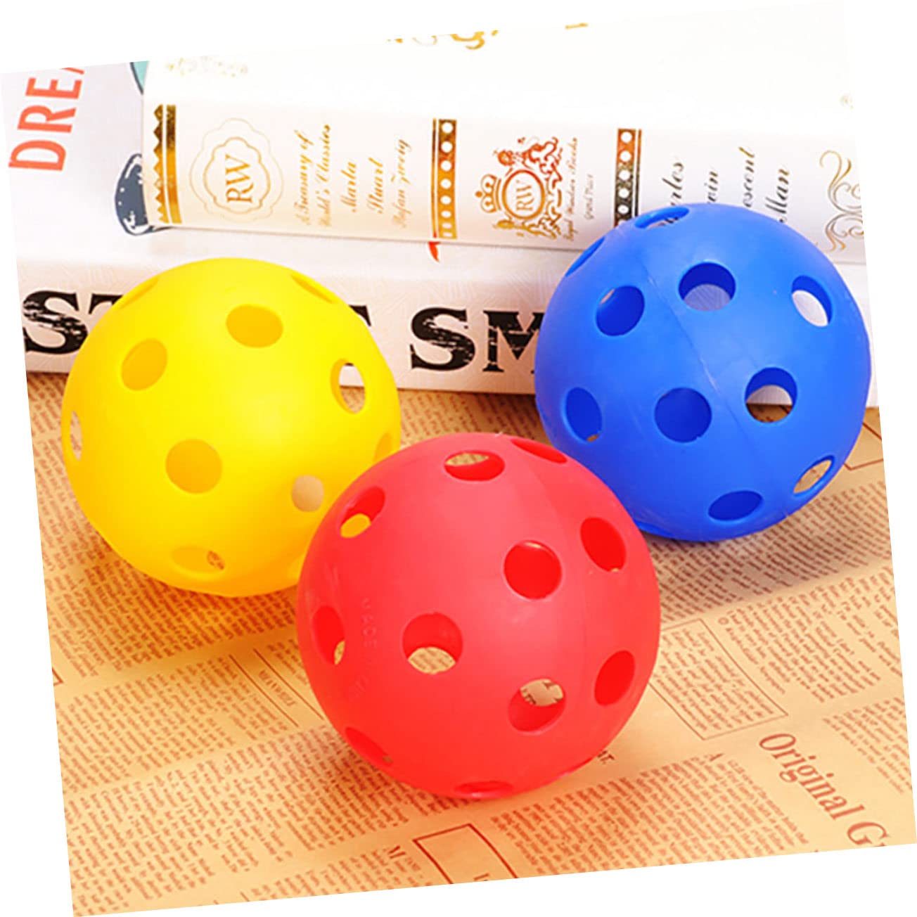 YARNOW 100 Piezas De Pelota De Golf Poste De Empuje De Golf Huecas De Entrenamiento De Práctica para Niños Entrenamiento De Golpe Hueco De Práctica