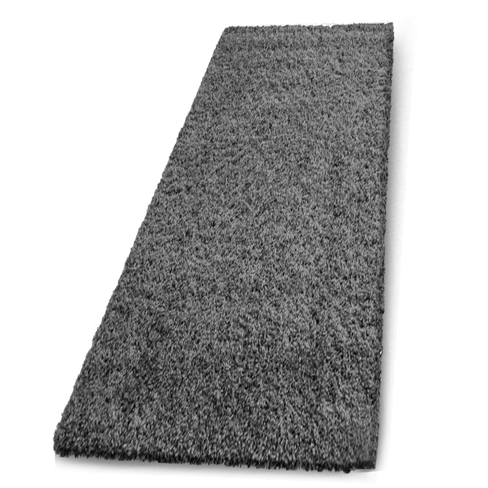 PHP Shaggy Door Mat for Indoor - Super Soft Fluffy Thick Pile Non-Shedding Large Doormat for Bedroom Living Room Kitchen Hallway Floor Mats (Dark grey, 60cm x 110cm (2ft x 3ft 7")