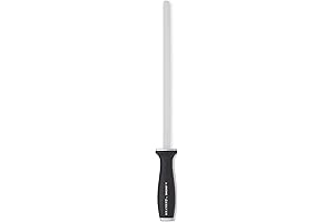 Kramer by Zwilling 10-Inch Ceramic Sharpening Rod: Professional Knife Sharpener for Superior Razor-Sharp Edges