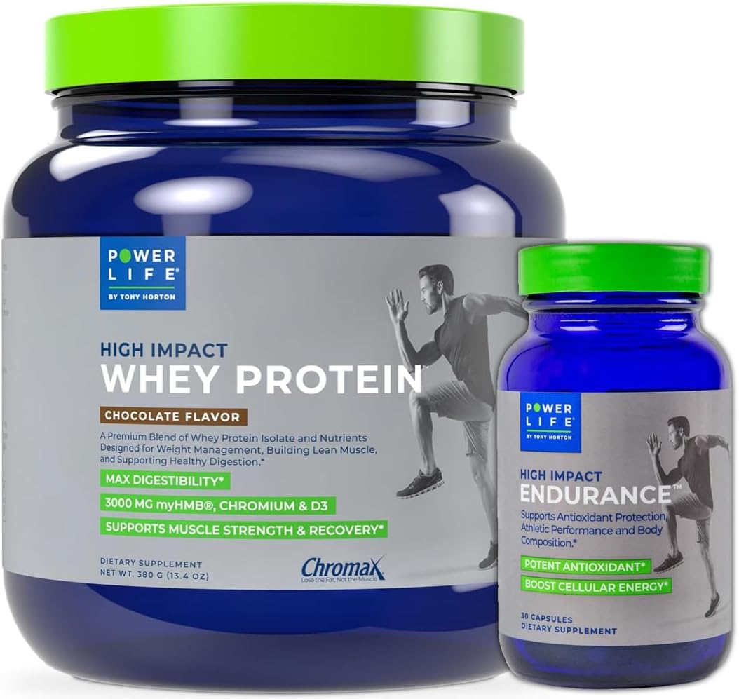 POWERLIFE Tony Horton High Impact Grass Fed Whey Protein