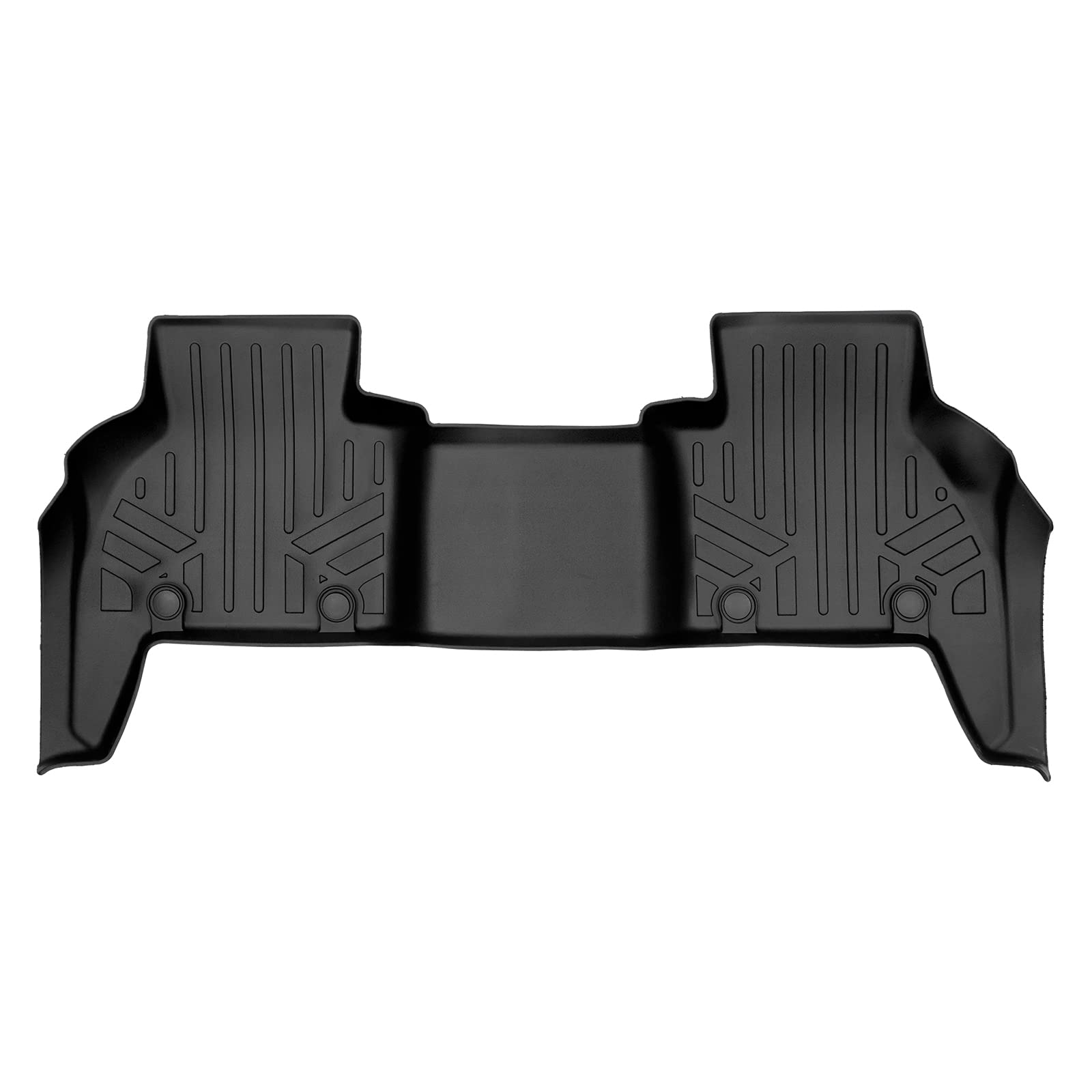 SMARTLINER All Weather Custom Fit 2nd Row Floor Mat Liner Set Compatible with 2023-2024 Land Rover Defender 130