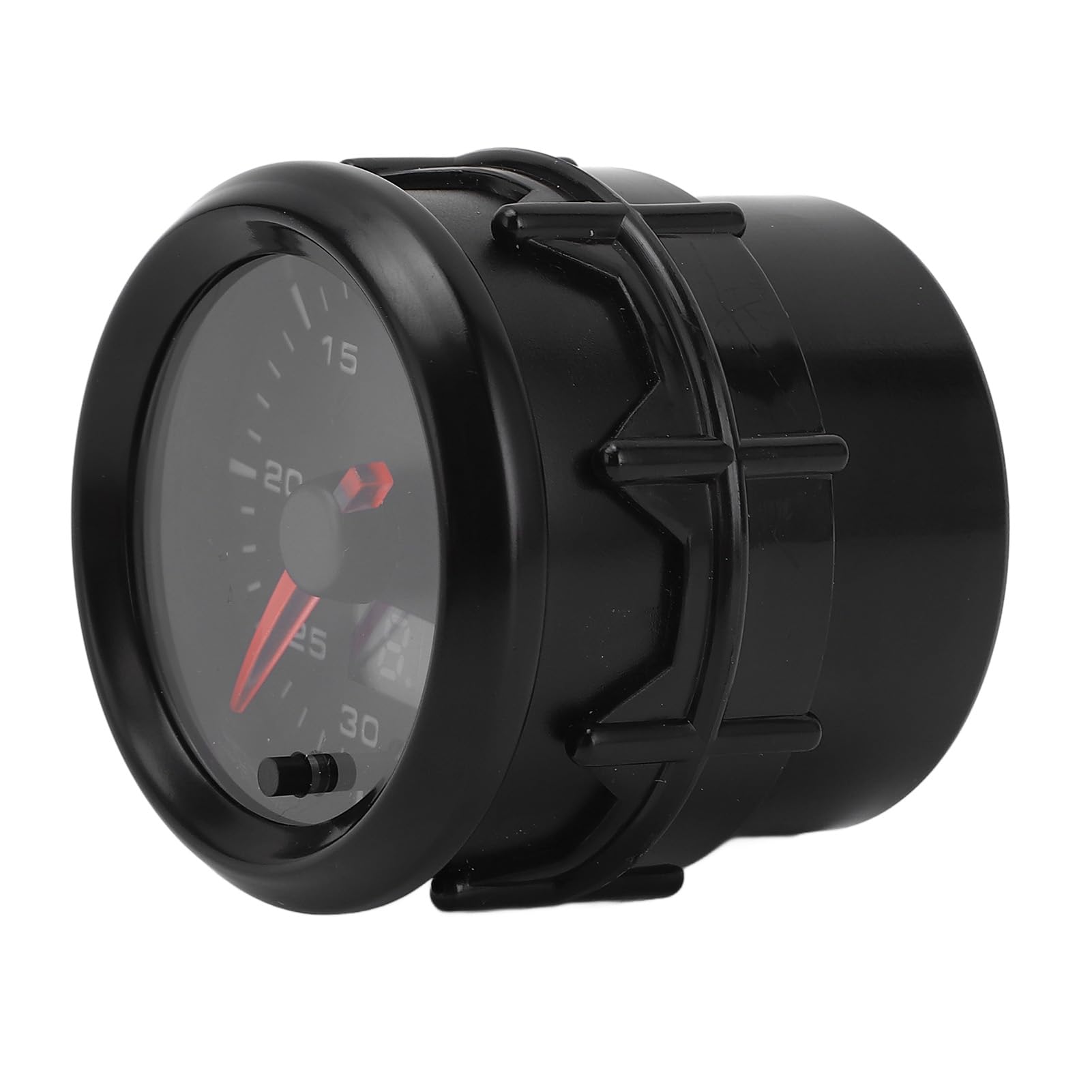 Keenso Manometr Próżniowy 52mm ABS, Ciśnieniomierz Samochodowy 0-30 IN.HG