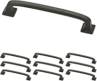 Vista 20 de Franklin Brass (Paquete de 1) – Manijas para gabinete plateadas estilo reliquia, centro de orificio de 4 pulgadas, tiradores para cajones, puerta