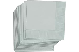 Disposable Silver Tissue Napkins (2-Ply, 50-Count)
