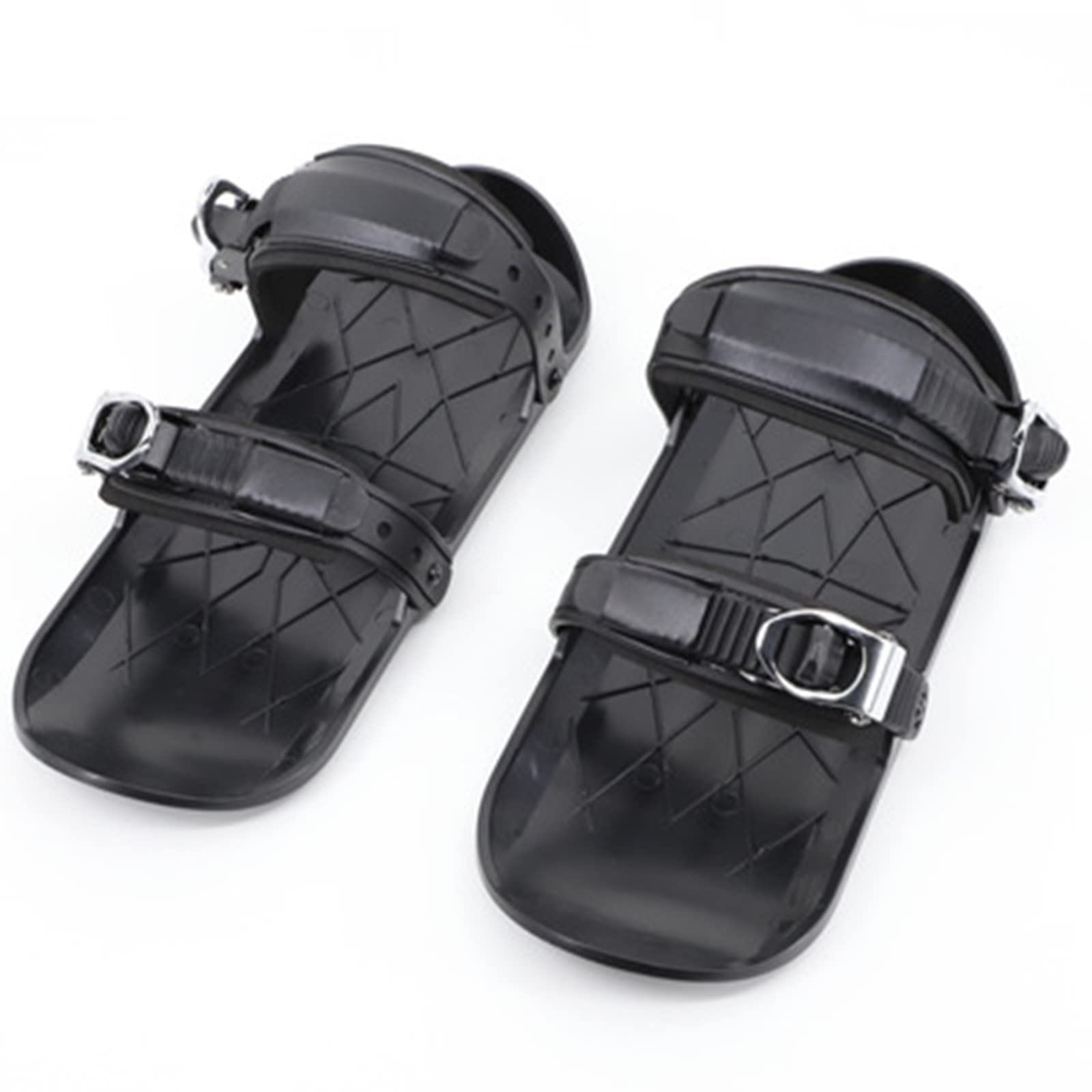 Mini Patins de Ski Courts pour la Neige Universelle Mini Patins à Neige Courts Réglables Planches à Neige Chaussures de Ski Légères Taille pour Adultes Hommes et Femmes,Ordinary Models