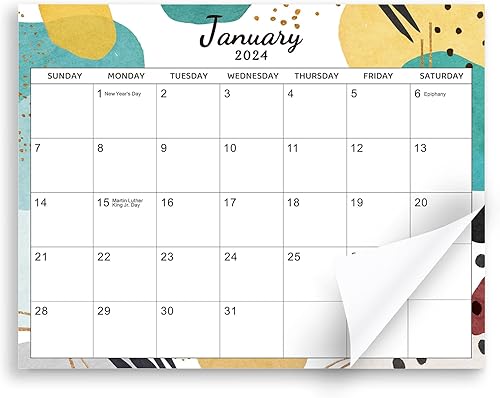 SKYDUE Calendario magnético para refrigerador, 14.5 x 11.5 pulgadas, calendario de refrigerador 2024 de noviembre de 2023 a diciembre de 2024,