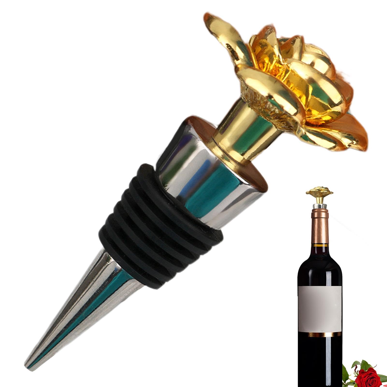 Tappo Vino In Acciaio Inox Set 50 Pezzi Rosso E Argento Salvagusto Bottiglie Di Vino E Spumante Da 0,8 € | DHgate