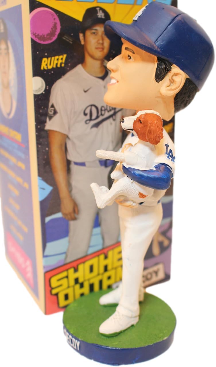 大谷翔平　ボブルヘッド人形　フィギュア　デコピン MLB 大谷翔平 ドジャース ボブルヘッド 【球場配布】デコピン