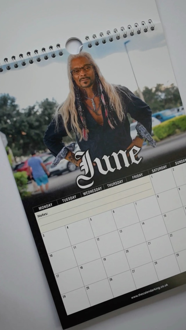 The Calendar King // Snoop Dog The Bounty Hunter A4 Full Colour Wall
