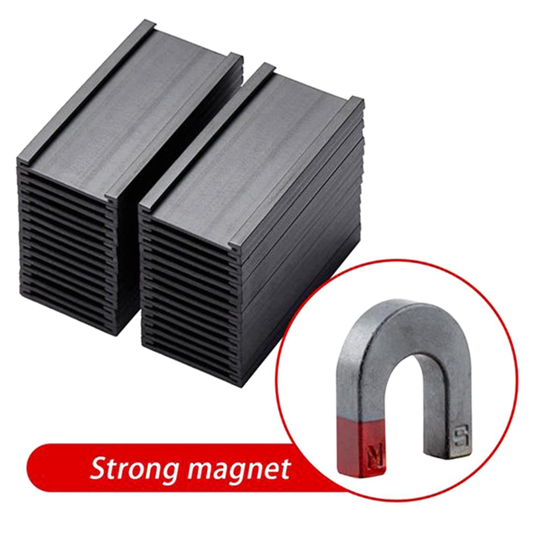 200 PièCes Porte-ÉTiquettes MagnéTiques avec Porte-Cartes de DonnéEs MagnéTiques avec Protecteurs en Plastique Transparent pour ÉTagèRe en MéTal (1 X 2 Pouces)