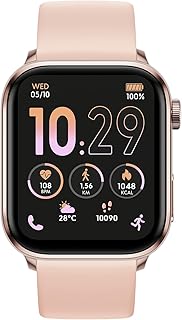 Ice-Watch - ICE smart 3.0 Rose gold Nude 1.78 AMOLED GPS - Reloj de señora rectangular de color oro rosa con correa de silicona - 024303 (1.78 pulgadas)
