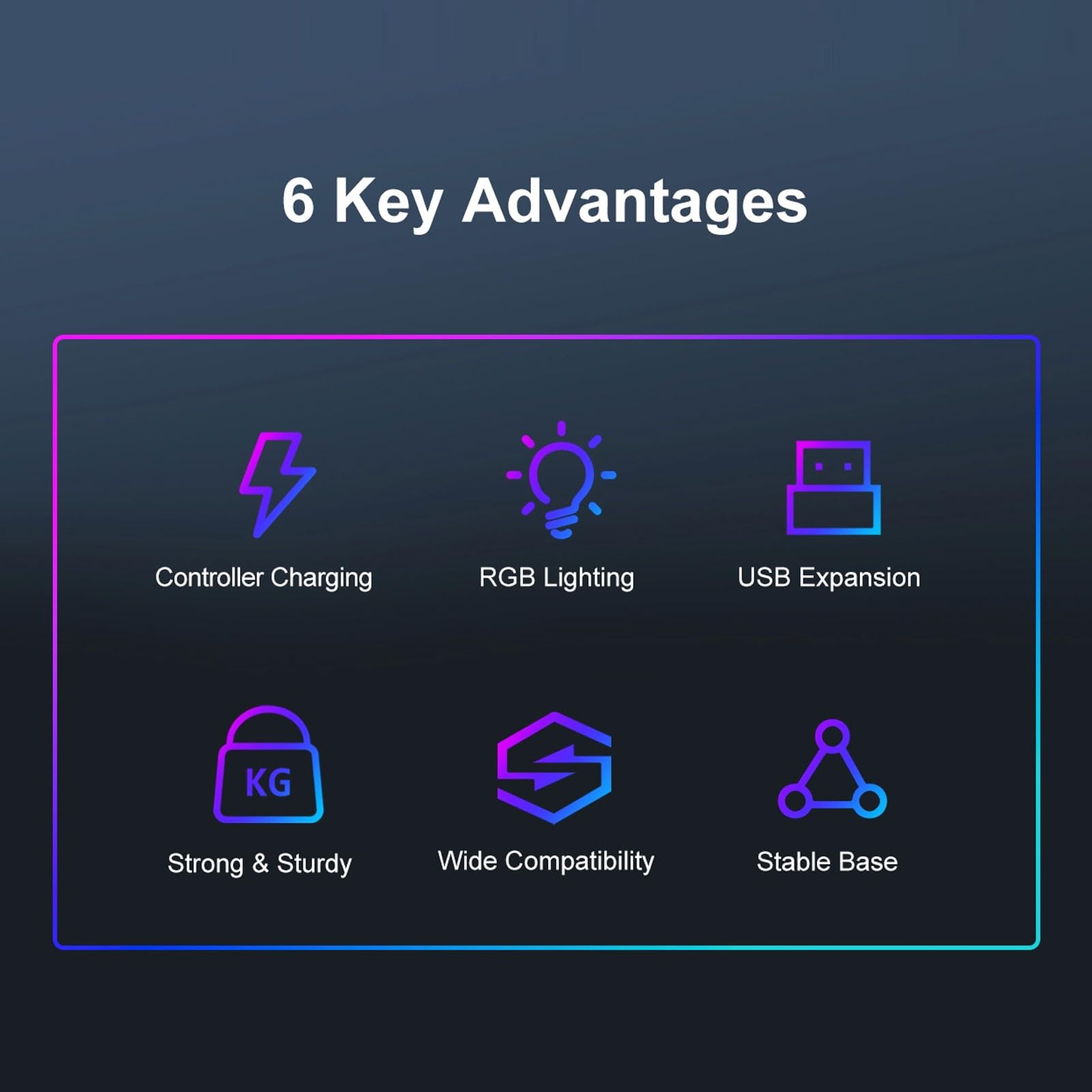 Supporto per Cuffie con Caricatore USB, Supporto per Cuffie Doppio per da Gioco RGB con 3 Porte di Ricarica USB, Adatto per Giochi da Tavolo, Giochi da Tavolo, Accessori