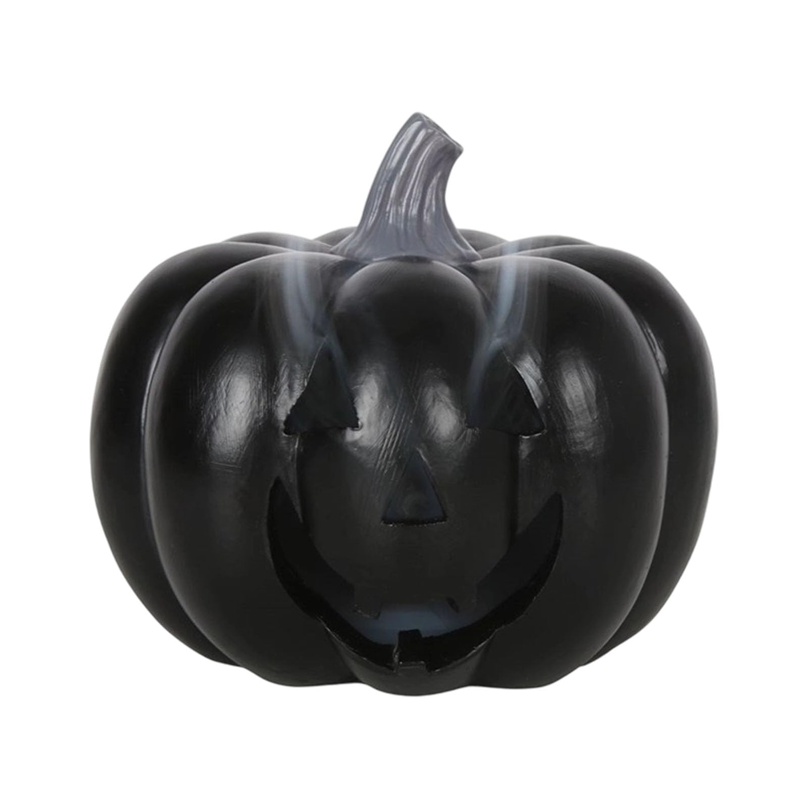 Eerie Pumpkin Statue Incenses Burners for Home Decors Resins Desktop Centerpieces Incenses Cone Holders Pumpkin Statue Aromatherapies Diffuser Decors