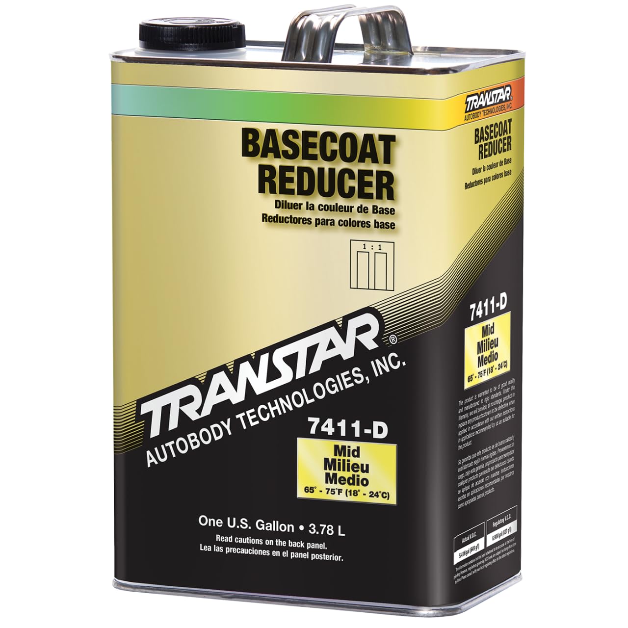 Transtar 7411-D Basecoat Reducer - 1 Gallon