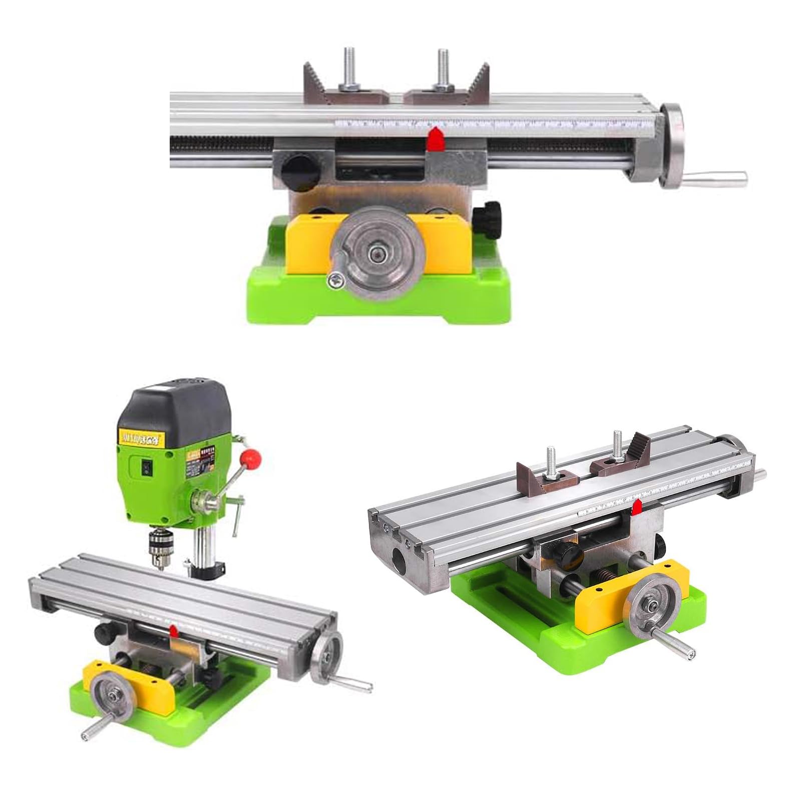 Table de travail multifonctionnelle de fraisage, table coulissante de perçage X-Y Adjustme 6350