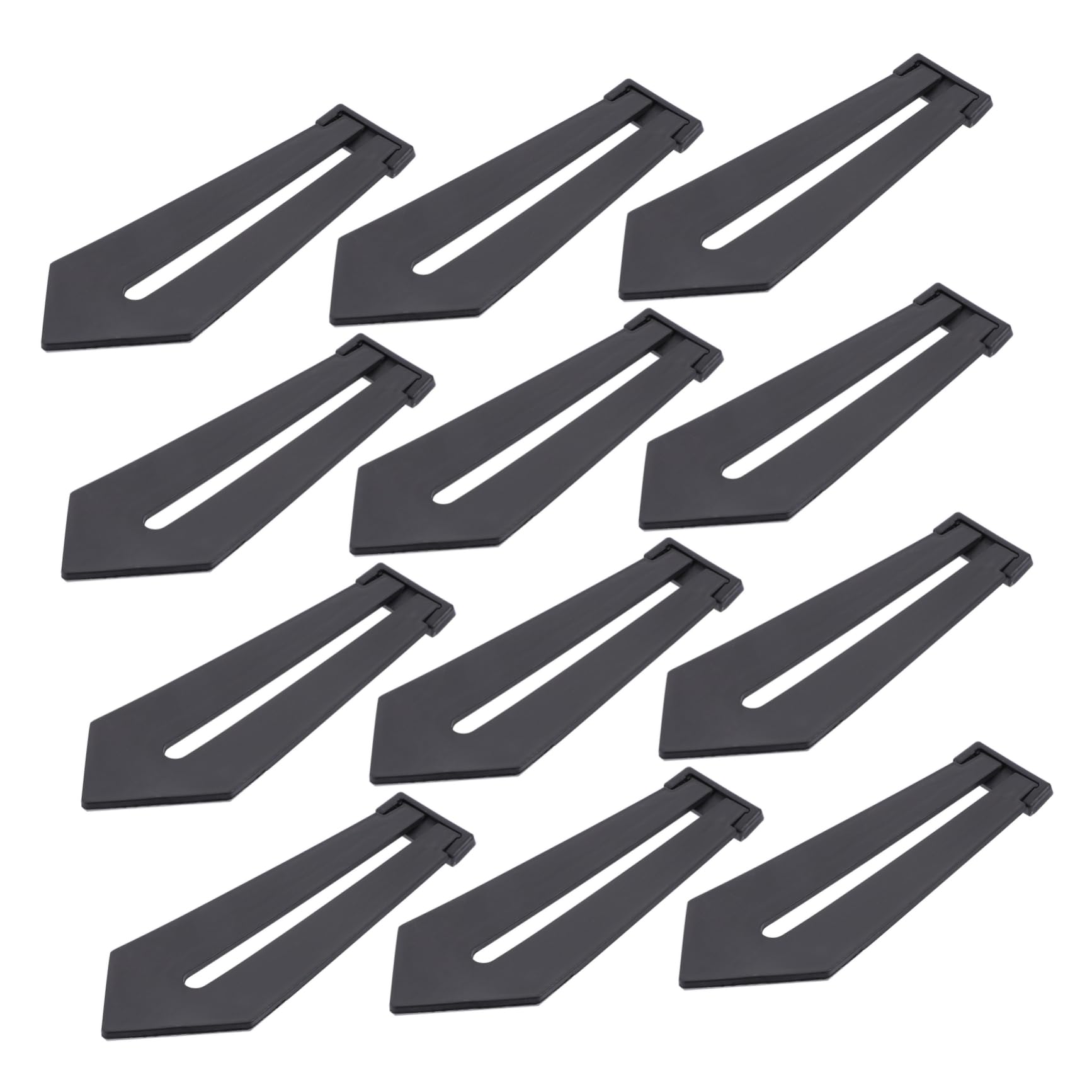 Happyyami 12pcs Plastic Photo Frame Holders Tabletop Display Stands for Pictures Easy to Install for Home Decor and Photography Displays