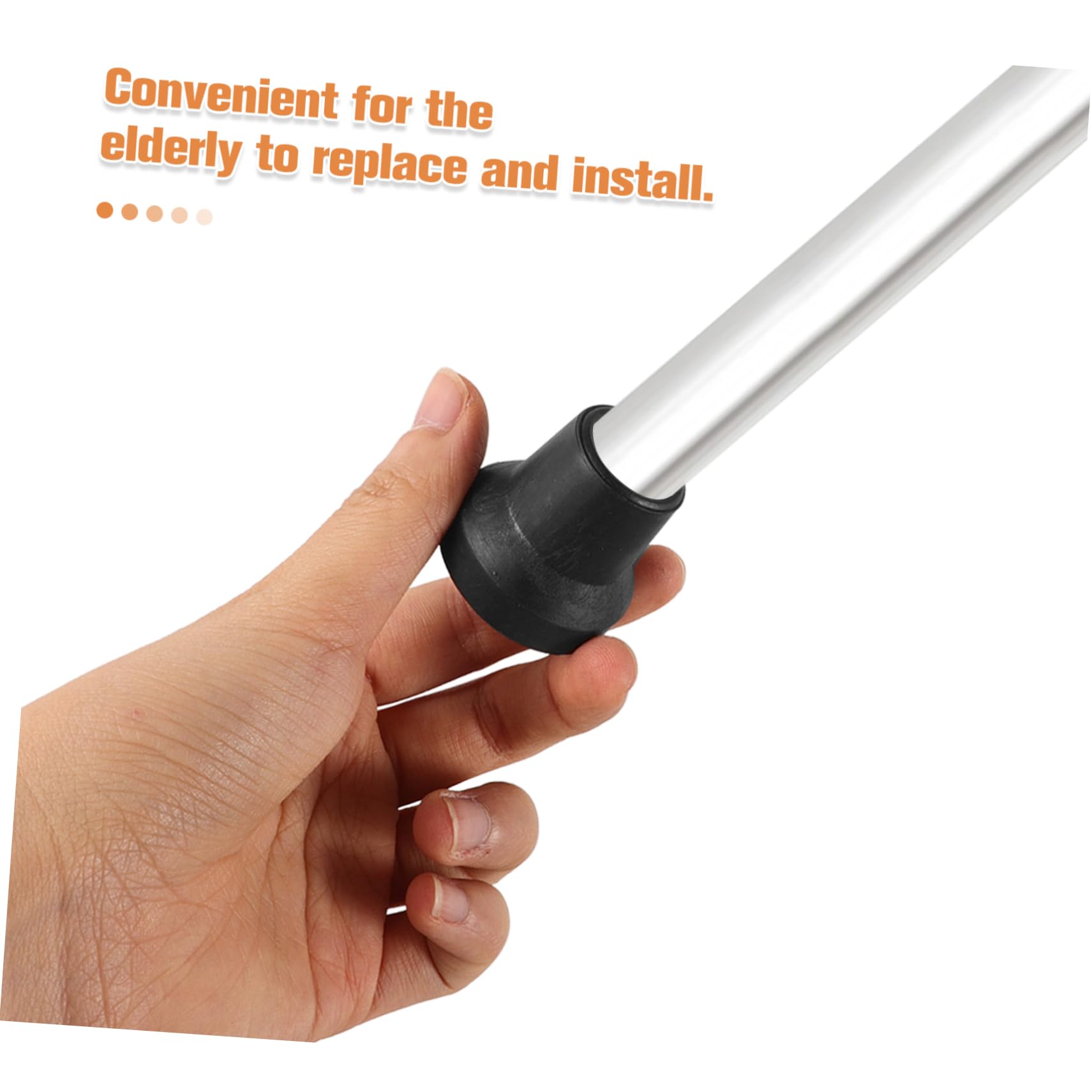 HAPINARY 4pcs Crutches Toe Rubber Chair Leg Caps Rubber Tips for Crutches Rubber Caps for Chair Legs Cane Replacement Tips Cane Tips Rubber Leg Tips Crutches Accessories Tips Walker Tips