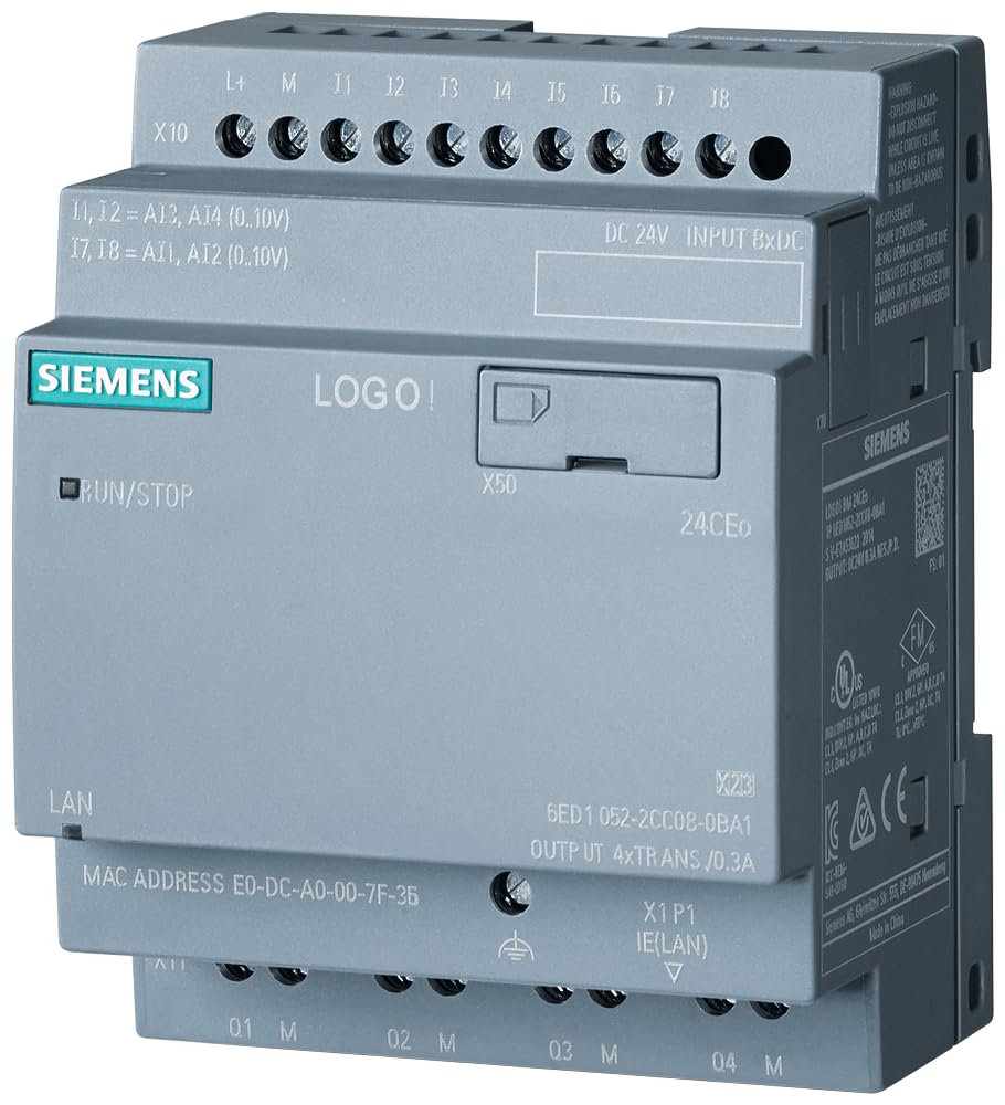 Siemens SIEM 6ED1052-2CC08-0BA2 LOGO! 24 CEo (6ED10522CC080BA2)