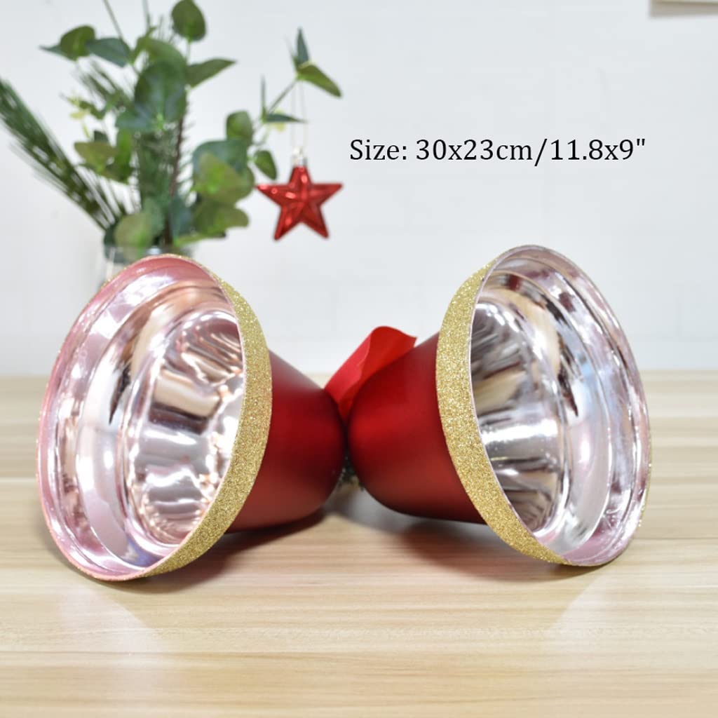 Amazon.co.jp: クリスマスベル クリスマスベルクリスマスの装飾レッド