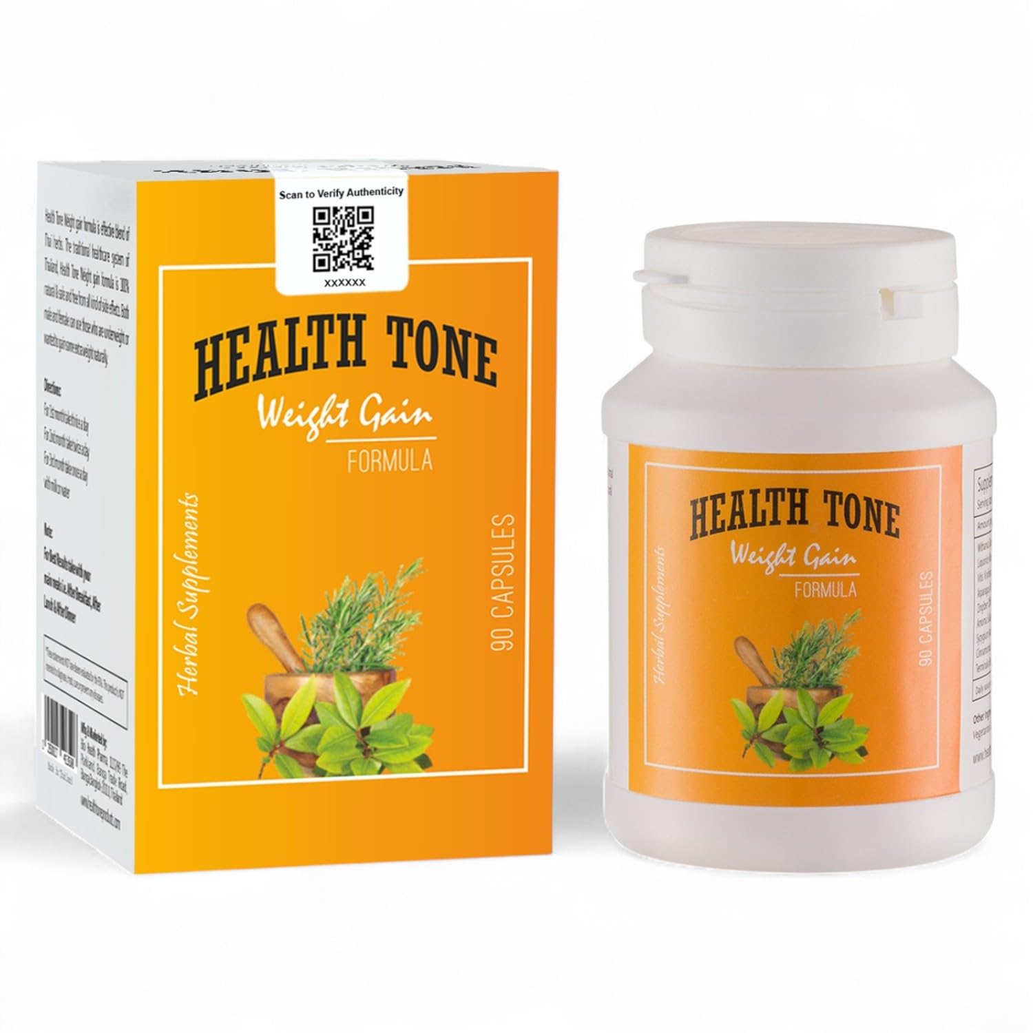 Health ToneWeight Gain Capsule (500mg) - 90 Capsules