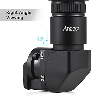 Amazon.com : Andoer Camera Viewfinder 1.25X/ 2.5X