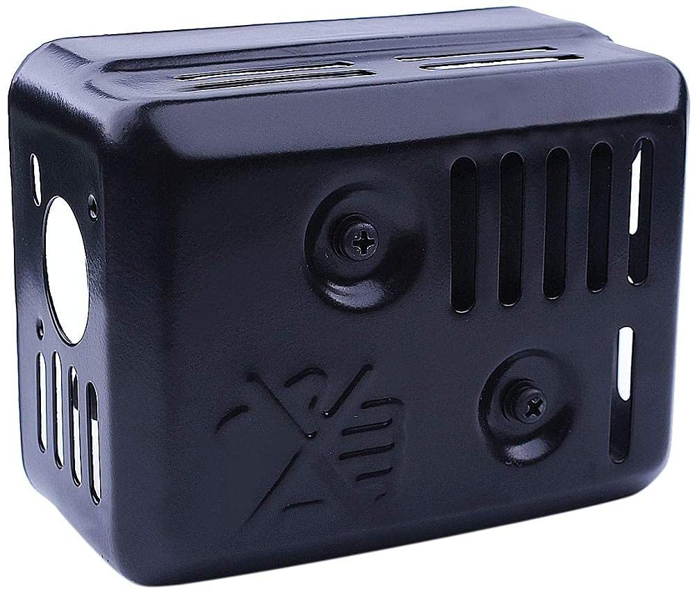 BAIJAC Conjunto de Escape de silenciador con Tubo de Escape for Honda GX160 GX200 5. 5HP 6.5hp Motor Reemplace 18300 -ZE1-900 Herramientas eléctricas de jardín