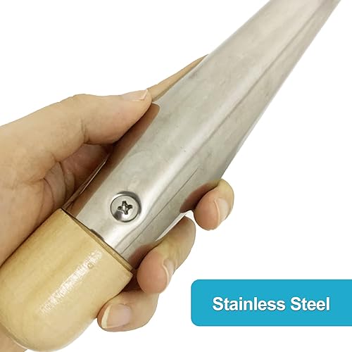 Miniatura 3 de Cuerda de barco empalme Spike Fid con mango de madera, accesorios marinos de acero inoxidable para línea de diámetro de alambre