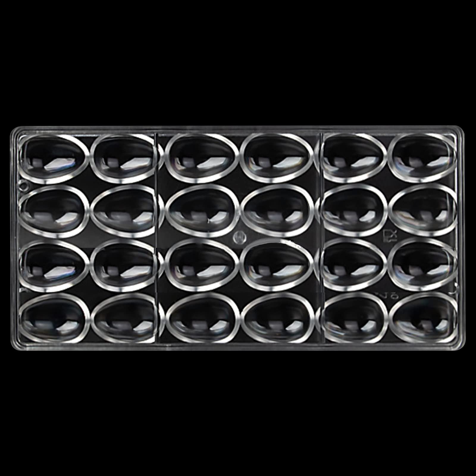 Utensilios para hornear para el hogar, grado alimenticio, 4/24 agujeros, molde de resina para hacer chocolate de Pascua, molde de silicona antiadherente para chocolate de Pascua