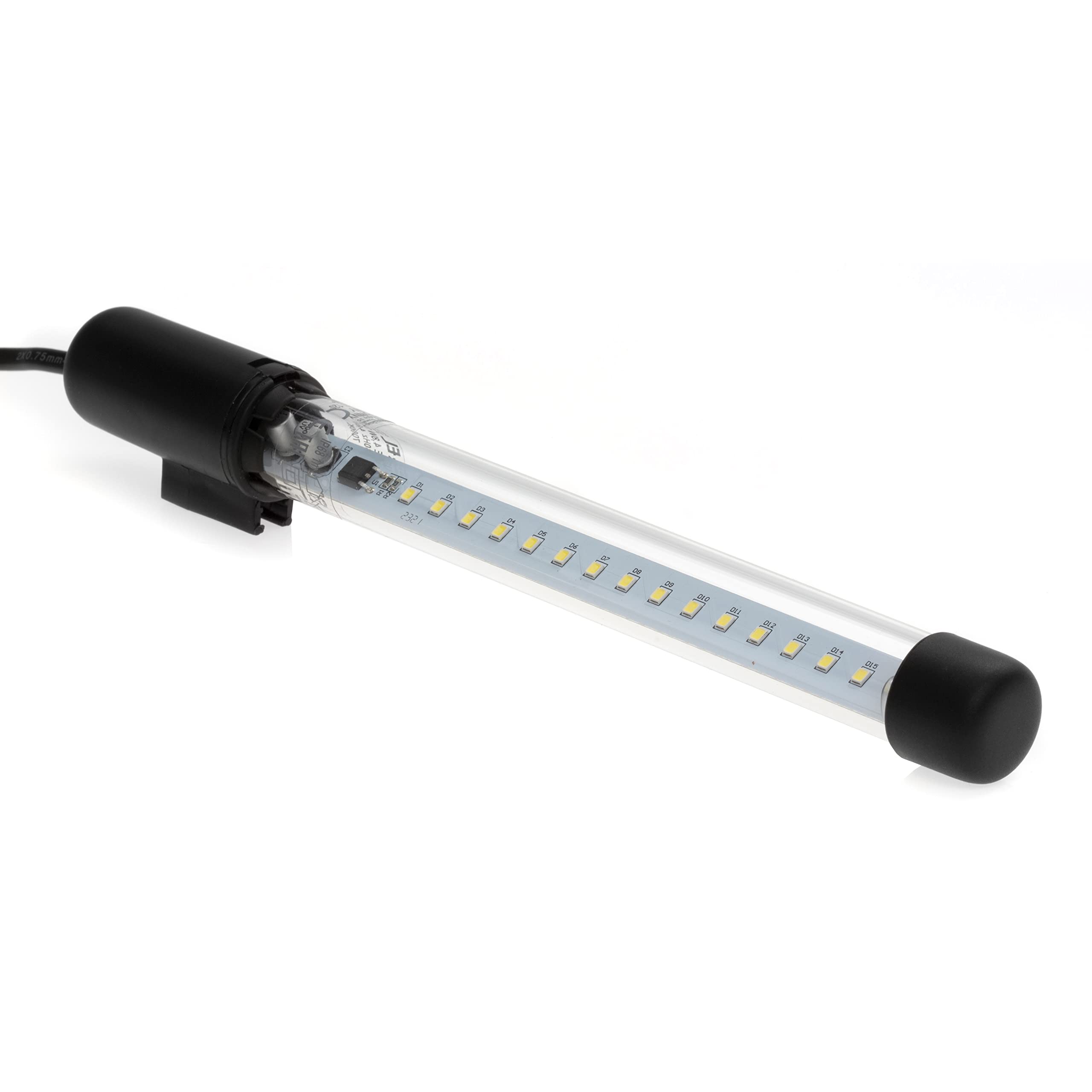 Aquael Leddy Lampa Led, Czarny, 13 cm