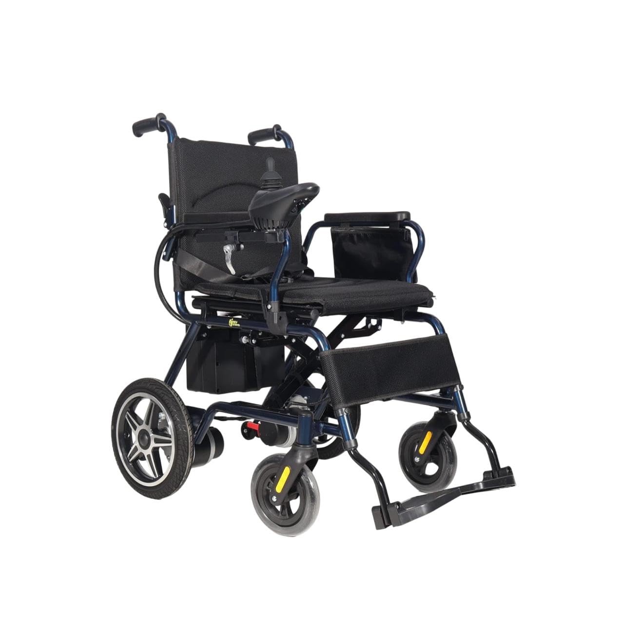 NEUSTRYD E-Stryd Eco A Electric Wheelchair, Motorized Power Wheelchair with Joystick Control, Foldable Lightweight Mobility Aid, Blue Frame-image-34