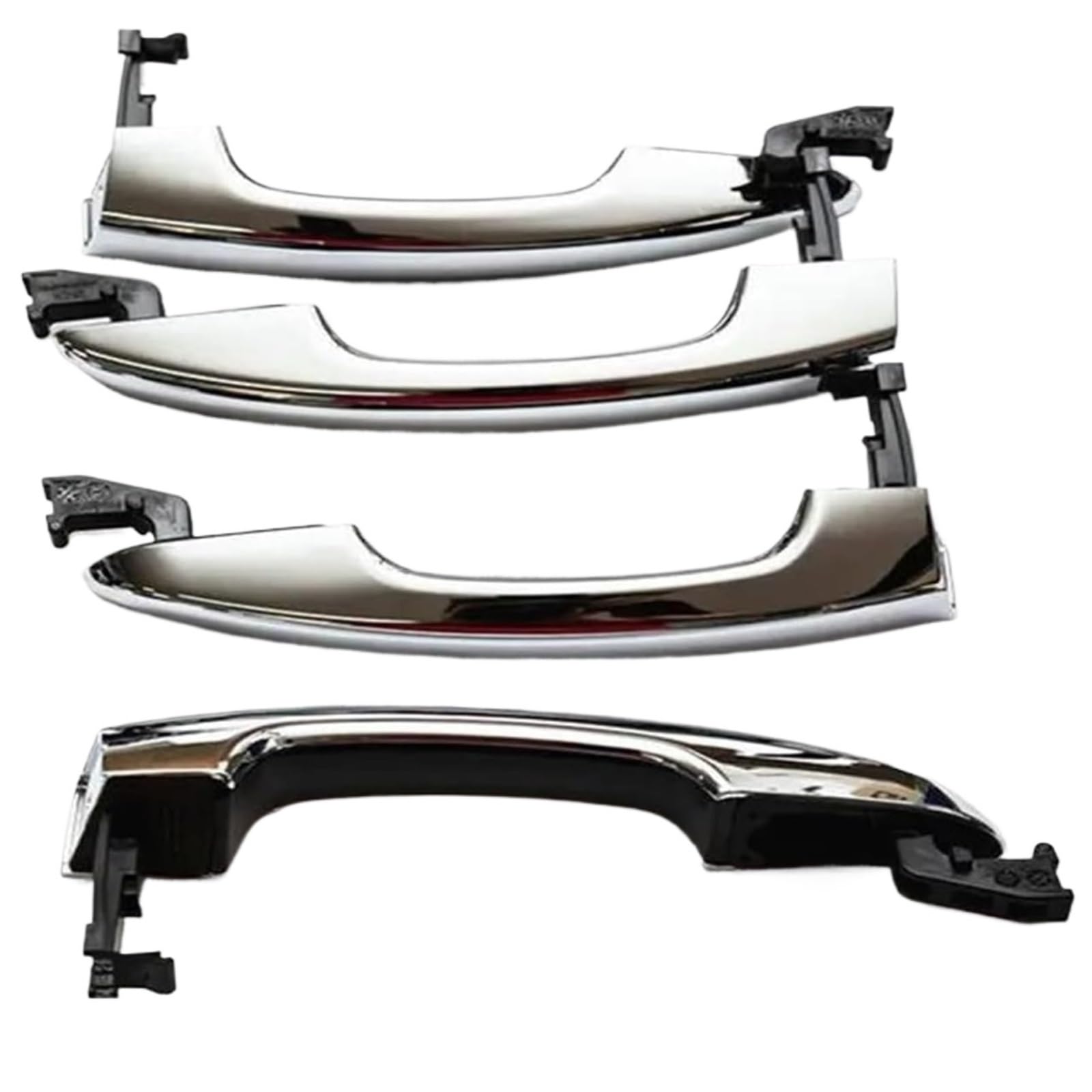 Glymzoi One Color Car Exterior Door Handles Car Exterior Door Handle For Hyundai For Sonata 9 2015-2017 Geunine For Chrome Outside 8Pcs
