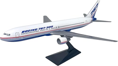 Flight Miniatures Boeing Demo House Colors (81-04) 767-300 Escala 1:200 - Modelo de avión de plástico Snap-Fit - Réplica coleccionable de aviones de