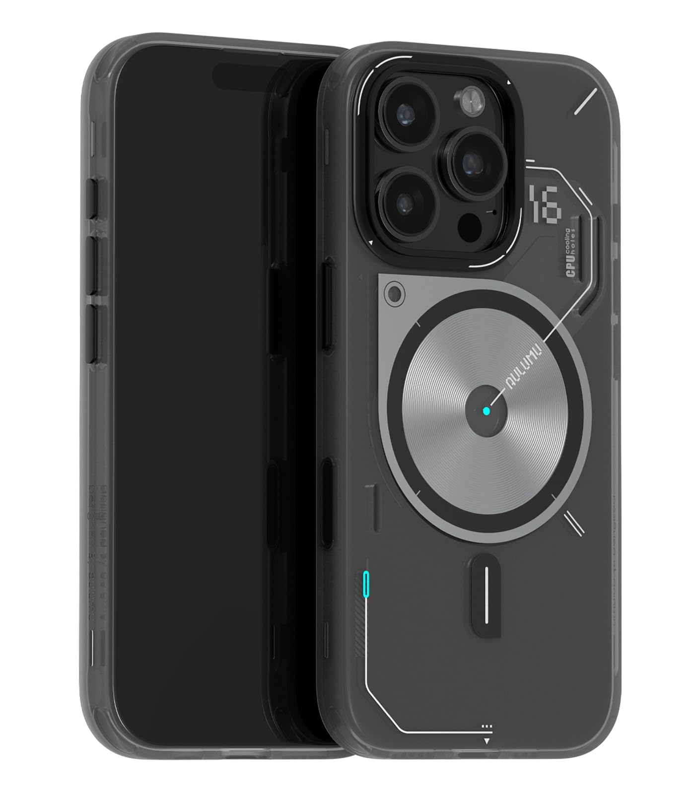 Aulumu A16 for iPhone 16 Pro Case, Frost Case, Upgrade to All Covers, Magsafe Compatible, Built-in Magnet, Double-Sided IMD Treatment, Scratch Resistant, Unique Cooling Window, Full Protective Case,