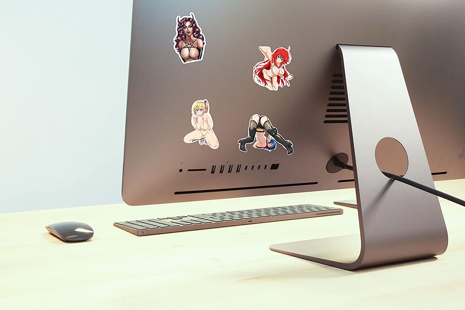 Buy Anime Sexy Girl Laptop Stickers for Adult, Waterproof Decals ...