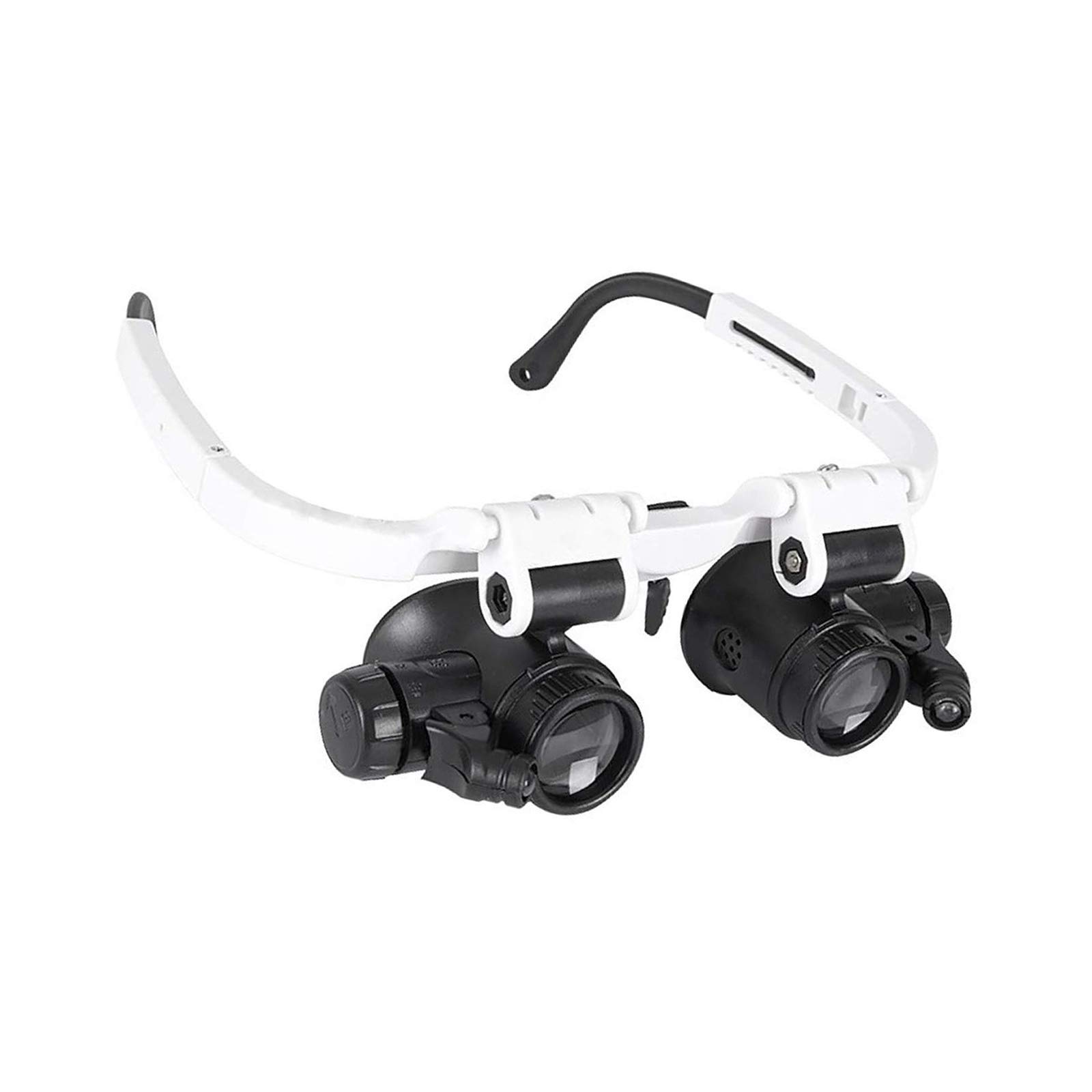 asdchZen Magnifier,Head Mount Magnifier Lighted Magnifying Headband Glass Loupe Visor