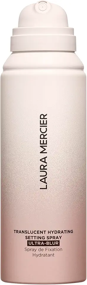 Laura Mercier Translucent Hydrating Setting Spray Ultra-Blur, Micro-Fine Blurring Face Mist, 24HR Shine Control, Natural Finish, Smudge &amp; Transfer-Proof, Infused with Hyaluronic Acid + Niacinamide