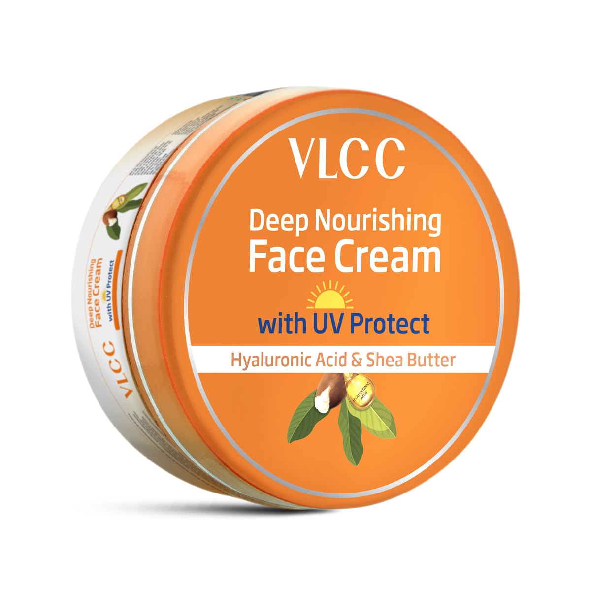 Deep Nourishing Face Cream with UV Protect - 200g | With Hyaluronic Acid & Shea Butter | UV Protection | Winter Skin Protection | Intense Moisturization & Nourishment
