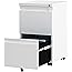 YITAHOME 2-Drawer Vertical File Cabinet with Lock, 20” Deep Mobile Metal Filing Cabinet for Legal/Letter Size, 20” Height Pre